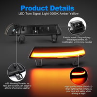 Volkswagen Golf 5/6 LED irányjelző, tükörbe épített, 2 db - SUPAREE 4