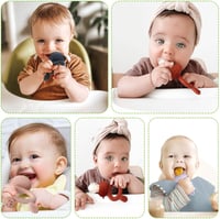 Haakaa baba ételadagoló és mini fagyasztó szett - BPA-mentes, 4 hónapos kortól (szürke) 7
