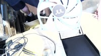 Motor ventilatora — Thermaltake CT200 PC ventilator za hlađenje 200 mm bijeli (pojedinačno pakiranje), slomljena lopatica ventilatora (dijelovi) 3