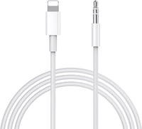 iPhone AUX kábel autóba és otthoni hangrendszerekhez - 1m, fehér 1