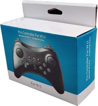 Wii U Pro Kontroller - Fekete Vezeték Nélküli Ergonomikus Gamepad 8