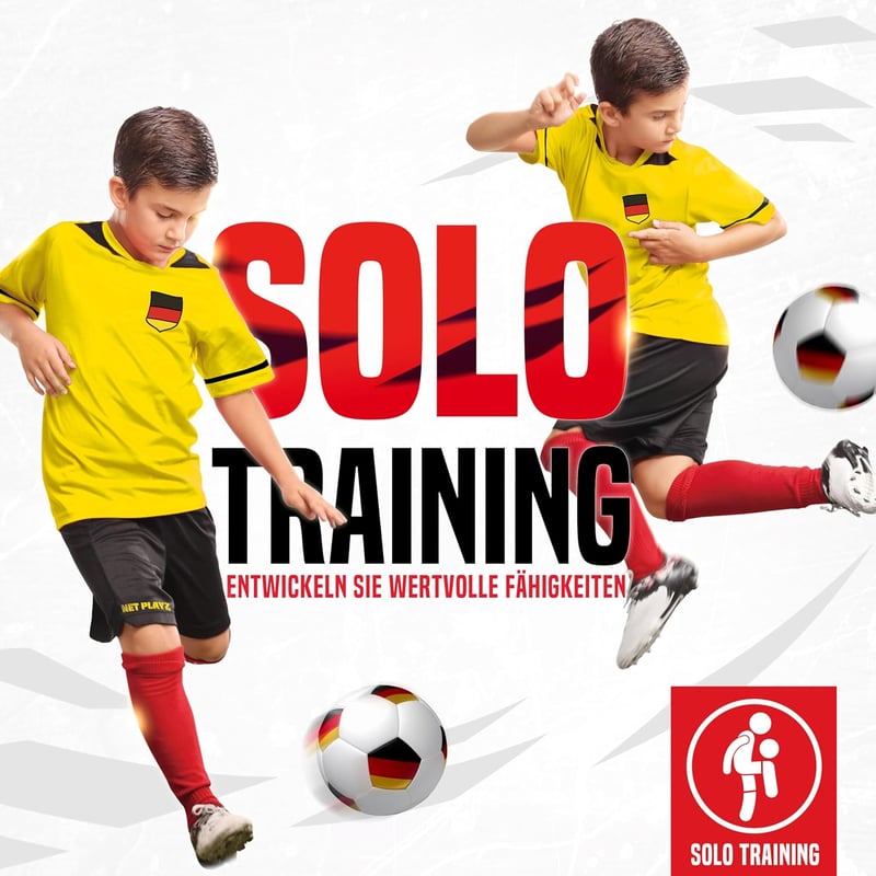 NET PLAYZ Összecsukható Focikapu Szett - 2 db Hordozható Pop-Up Futballkapu, 120 x 90 x 90 cm, Fekete, Üvegszálas Keret, Gyerekeknek és Feln