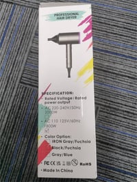 Sendowtek 2000W ionos hajszárító, diffúzorral és 2 koncentrátorral, göndör hajra 10