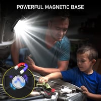 Lsnisni 1000 lumenes mini LED kulcstartó lámpa, USB-C tölthető, 2 db-os szett 6