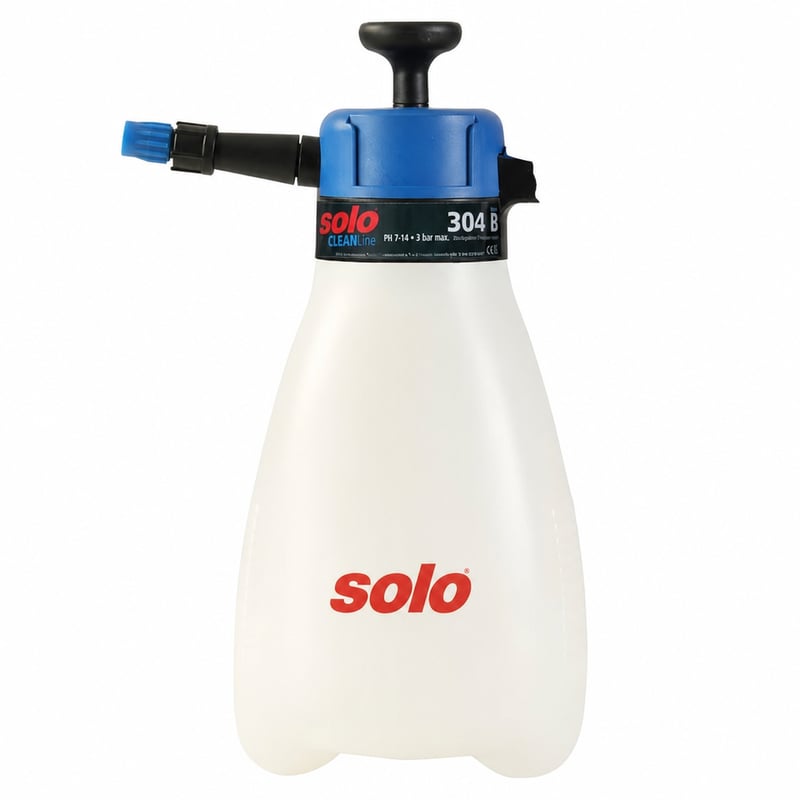 Pulverizator sub presiune Solo 304 B CLEANline, alb, pulverizator manual pentru grădină — defect, funcționează parțial: mâner rupt (stare: vezi imaginea 2)