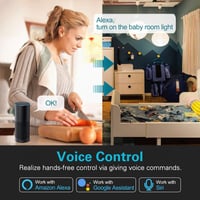 MoKo WiFi RGB Dimmer Okoskapcsoló 3db, Alexa/Google/Siri Kompatibilis 5