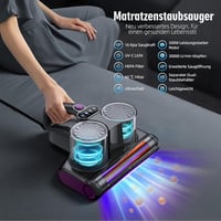 JPHYLL Atka Porszívó Matracokhoz - UV-C Fénnyel, 16 kPa Szívóerővel, HEPA Szűrővel, Ultrahangos és Hőkezeléses Technológiával Kárpitokhoz 8