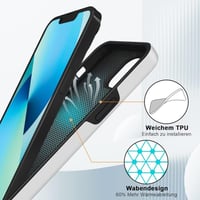 Apple iPhone 14 Szürke Mágneses Gyűrűs Szilikon Védőtok 4