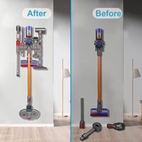 DrRobor Fali Tartó Dyson V7 V8 V10 V11 V15 Porszívókhoz - 9 Tárolórekesszel, Prémium Műanyag, Hordozható Kiegészítő 3