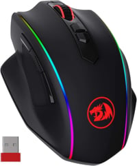 Redragon M686 Vampire Elite vezeték nélküli gamer egér, 16000 DPI, 45 órás üzemidő, programozható makrók, RGB háttérvilágítás, PC/laptop kom 2