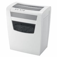 Distrugător de documente Leitz IQ Office S, nivel de securitate P4, coș de 23 L, alb — defect, pentru piese: nu pornește (stare: vezi a doua imagine) 1