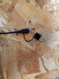 Tastatură cu fir OMOTON cu iluminare de fundal albă, AZERTY, 2 în 1 — defectă, pentru piese: portul cablului C s-a desprins (stare: vezi a doua imagine) 3