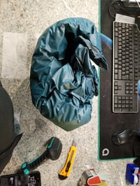 Husă de protecție pentru piscină rotundă Intex Prism Frame 28031, Ø 366 cm, împotriva frunzelor și a murdăriei, stare utilizată 2