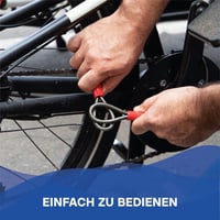 Everest Fitness 76 cm-es acélkábeles kerékpárzár - Újracsomagolt 5