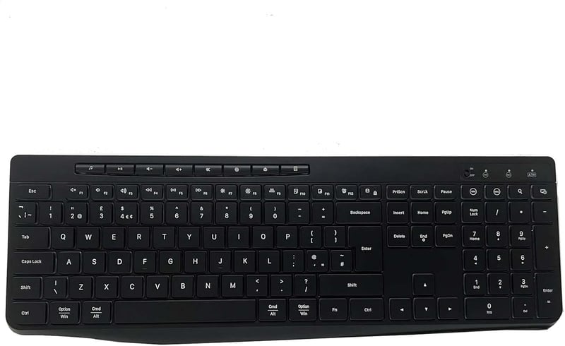 TECURS Vezeték Nélküli Gamer Billentyűzet - Csendes, RGB, Vízálló, Xbox Kompatibilis