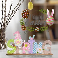 Tavaszi Fa Húsvéti Dekoráció "Easter" és "Tavasz" Feliratokkal - AoHkers 4
