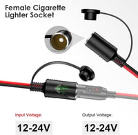 Szivargyújtó adapter krokodilcsipesszel - 85 mm-es Range Tour autós töltő 5