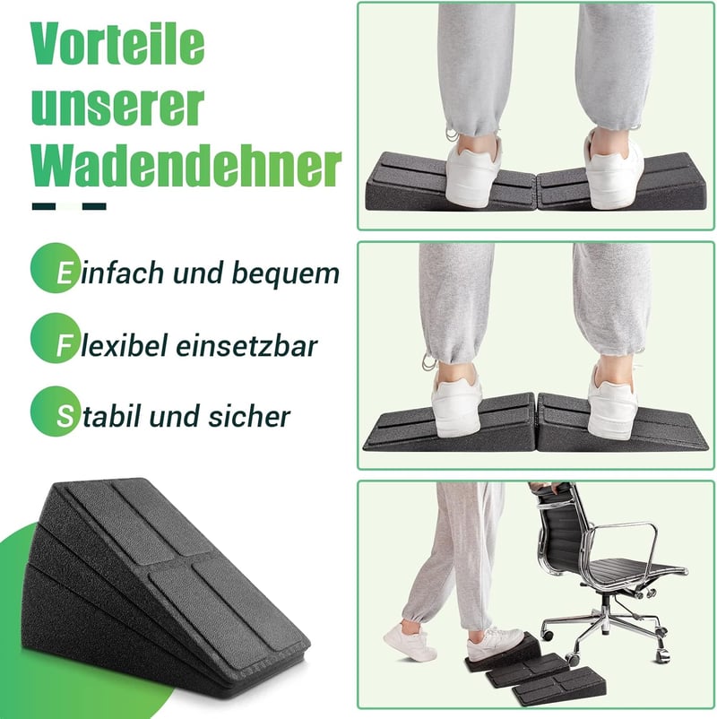 Mobilizációs ék szett - 3 db-os vádlinyújtó, talpfeszítő, plantáris fasciitis kezelésére