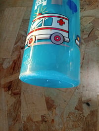 Sticlă pentru copii Sigg Viva One Police 0,5 L albastru, fără BPA, anti-scurgere, potrivită pentru băuturi carbogazoase - exterior uzat (stare: vezi a 2-a poză) 4