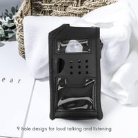 Wisboey bőr védőtok Baofeng 5R, 5RA Plus, 5RE Plus, 5RB, 8R walkie-talkie rádiókhoz 5