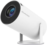 Alwtniet 4K Hordozható Mini Projektor Android 11 - 200 ANSI Lumen, 5G WiFi 6, Bluetooth 5.0, 180° Forgatható, Automatikus Trapézkorrekció, F 1
