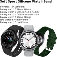 Samsung Galaxy Watch 6/5/4 Classic kompatibilis szilikon cserepánt 4