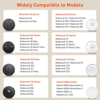 CITYORK Li-ion Pótakkumulátor Roborock S7 S6 S5 S50 Max/MaxV/Ultra és Xiaomi Robotporszívókhoz - 6500 mAh Nagykapacitású Akkumulátor Q5 Q7 M 3