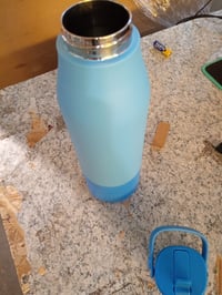 Sticlă din oțel inoxidabil Grsta 900 ml cu pai, termos fără BPA pentru camping — fără pai (stare: vezi a 2-a poză) 5