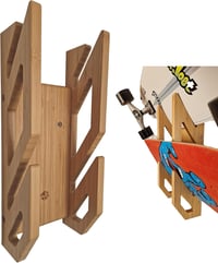 Enhanc3d Designs bambusz sícipő fali tartó modern design 2 db-hoz 6