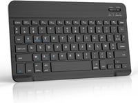 SENGBIRCH Vezeték Nélküli Bluetooth Billentyűzet AZERTY Francia Kiosztással - Ultravékony, iOS, iPad, Android, Samsung, Xiaomi Kompatibilis, 1