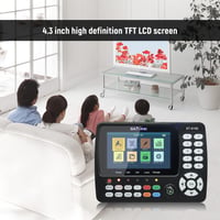 VISLONE ST-5150 DVB-S2/T2/C Combo Műholdkereső Készülék 4,3" LCD Kijelzővel, H.265 HEVC Támogatással 3