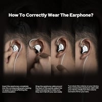 KZ ZS10 Pro 5 Hangszórós HiFi Fülhallgató, Leválasztható Kábel, Fekete 9