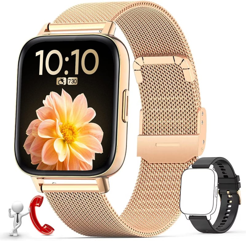 Nemheng 1.69" okosóra: Bluetooth hívás, IP67, pulzusmérő, Android/iOS