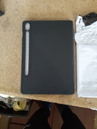 CACOE Samsung Galaxy Tab S10 Lite/S9 FE/S9 11" fekete tok állvánnyal, képernyővédő nélkül (hiányzó üveg (állapot: lásd a 2. képet) 5