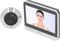 BuyWeek Vezeték Nélküli Ajtókamera 1080P - 4,3" Színes Kijelzős Digitális Kitekintő Mozgásérzékelővel, Éjjellátóval és Kaputelefonnal, WiFi  6