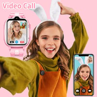 Kinder 4G GPS okosóra gyerekeknek - Videohívás, SOS, lépésszámláló, Android/iOS 5