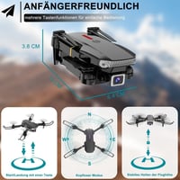 Wipkviey T27 Összecsukható Drón Kamerával - FPV WiFi Élő Közvetítés, 2 Akkumulátor, 30 Perc Repülési Idő, Gravitációs Irányítás, Gesztus Sze 4