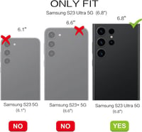 Samsung Galaxy S23 Ultra 5G átlátszó védőtok - Ütésálló, karcmentes TPU 3