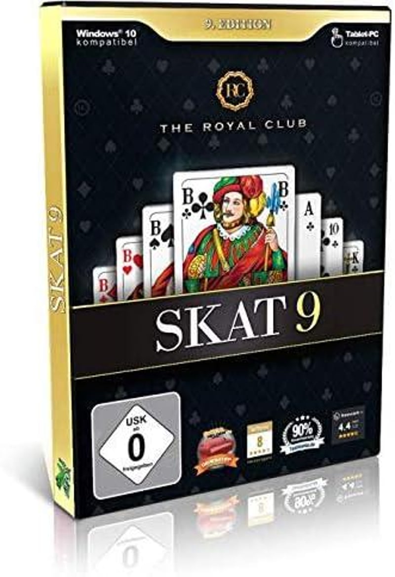 Royal Club Skat 9 Premium - 3D kártyajáték PC-re, német verzió