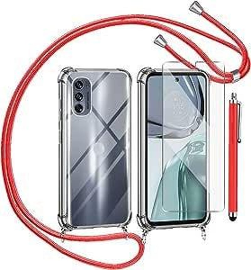 Motorola Moto G62 5G tok üvegfóliával és nyakpánttal