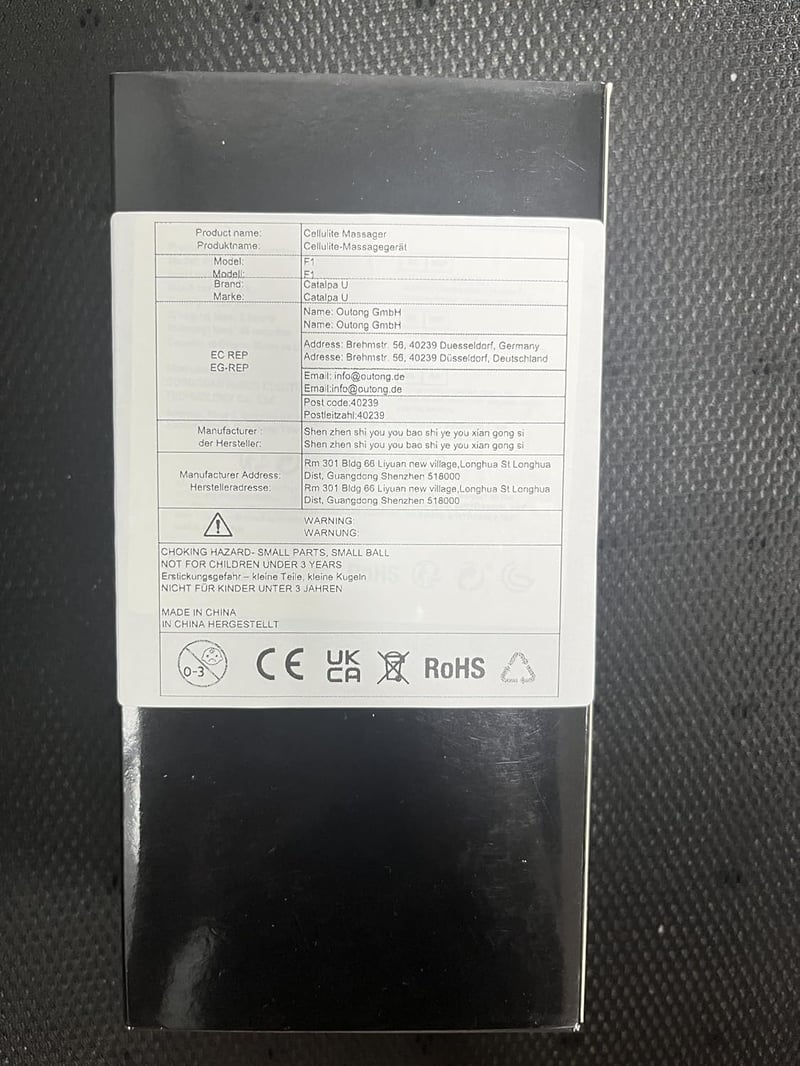 Cellulitcsökkentő és alakformáló masszírozó készülék karra, derékra, lábra és csípőre