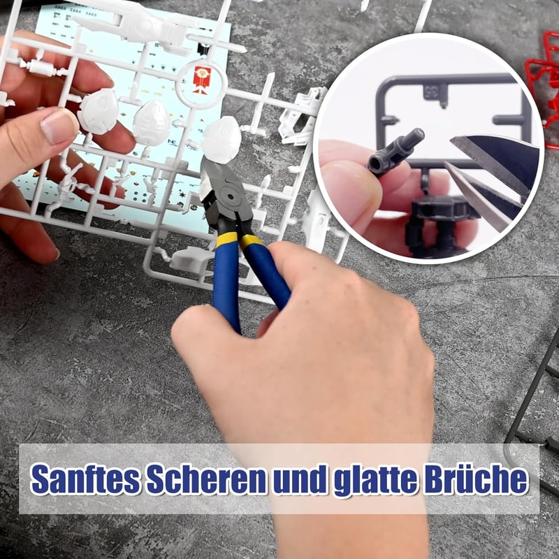 VCELINK GJ719 Oldalcsípő Fogó 6" - Elektronikai Munkákhoz, Modellezéshez, Kábelkötegelőkhöz, Áramkörökhöz és Hálózati Kábelekhez - Króm-Vaná