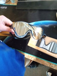 Plavecká maska Arena The One Mask Mirror so zrkadlovými sklami, strieborno-čierna, so širokým zorným poľom, UV ochranou, vrstvou proti zahmlievaniu, unisex 2