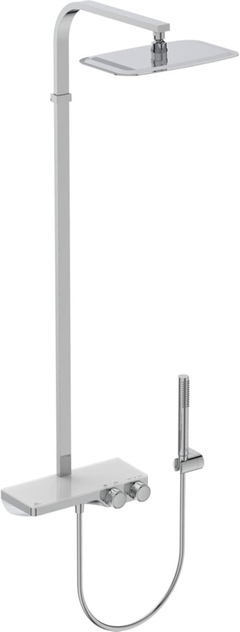Ideal Standard Ceratherm S200 A7332AA Felszerelhető Zuhanyszett - Króm Kivitel, Sárgaréz Anyag, Fali Rögzítésű Zuhanyrendszer
