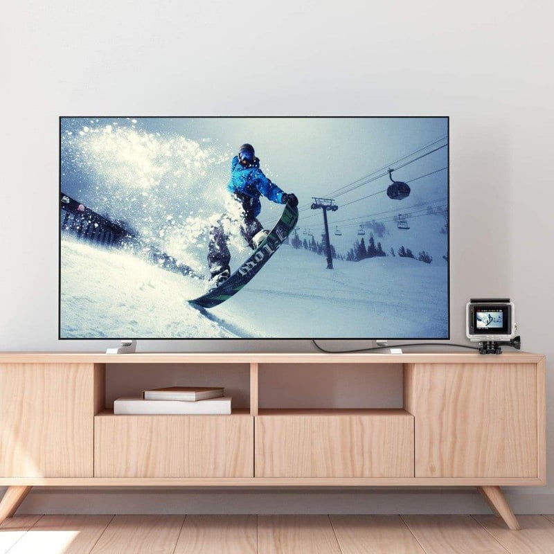 Aranyozott Micro HDMI-HDMI kábel 3m, 3D és Ethernet támogatással