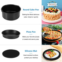 Philips XXL Airfryer kiegészítő készlet - 14 részes, BPA-mentes, tapadásmentes bevonatú tartozékok 4.5-5.5L-es légkeveréses sütőkhöz 2