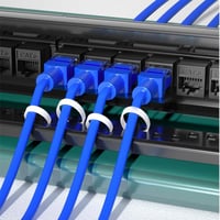 CMYKZONE Cat6 Patch Panel 24 Port 1U Rack - RJ45 Hálózati Kábel Rendező Keret, Kábelvezető Konzollal, Gyors és Stabil Adatátvitel Otthoni és - 24 Port 1U Rack Snap-in 5