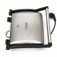 Russell Hobbs 3 v 1 kontaktný gril, panini a sendvičovač – používaný, s nepriľnavým povrchom, nerezová oceľ a čierna farba 1