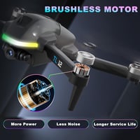 Tolatoyus TL12 Kezdő Drón 1080p HD Kamerával, WiFi FPV Élő Képátvitellel, Kefenélküli Motorral, LED Világítással, 3 Sebességfokozattal 4
