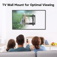 BONTEC TV Fali Tartó 17-45 Colos LED LCD OLED Képernyőkhöz, Dönthető Konzol 30 kg Teherbírással, VESA 200x200 mm, Légpárnával 8